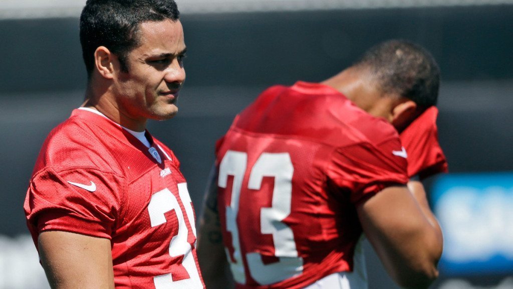 Running back Tom Rathman of the San Francisco 49ers looks on during a  News Photo - Getty Images