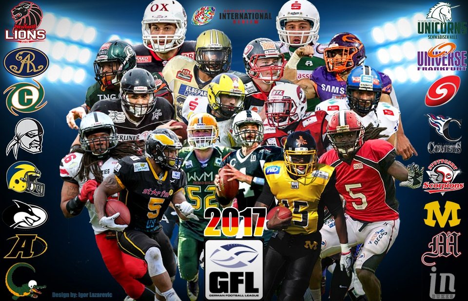 Power Rankings The 2017 German Football League 