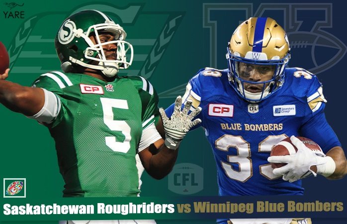 Winnipeg Blue Bombers to Meet Saskatchewan Roughriders in CFL