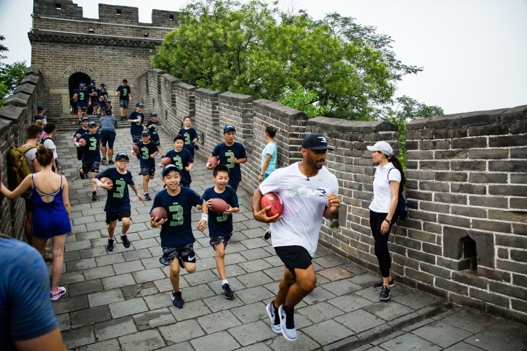 Russell Wilson in China