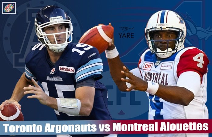 STREAMING CFL PPV Eastern Final: Montreal Alouettes @ Toronto Argonauts,  Nov. 13, 19:00 CET (7 pm, 1 pm ET)