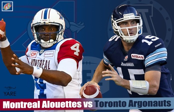 STREAMING CFL PPV Eastern Final: Montreal Alouettes @ Toronto Argonauts,  Nov. 13, 19:00 CET (7 pm, 1 pm ET)