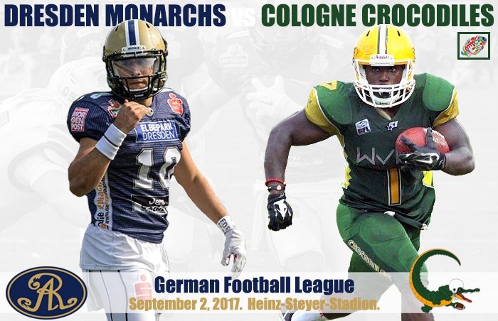 LIVESTREAM: Germany - Dresden Monarchs @Cologne Crocodiles, Sat