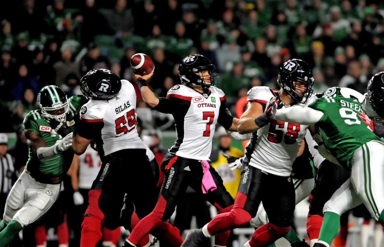 Ottawa REDBLACKs storm back to edge Saskatchewan Roughriders