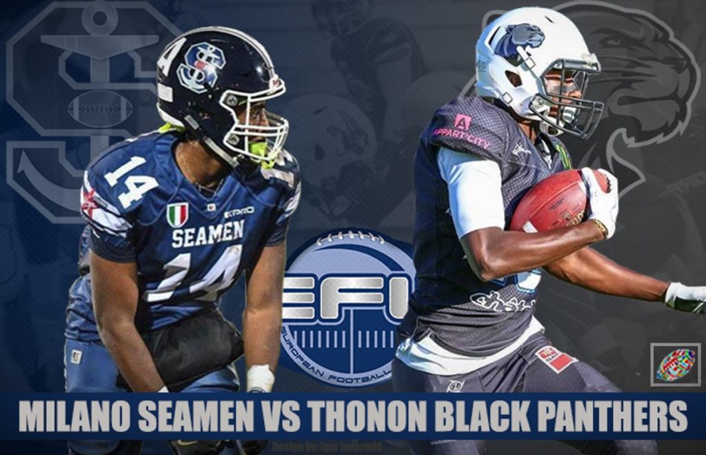 LIVE STREAM: EFL Bowl - Milano Rhinos v. Thonon-les-bains Black Panthers  (6p CEST, 12p EDT)