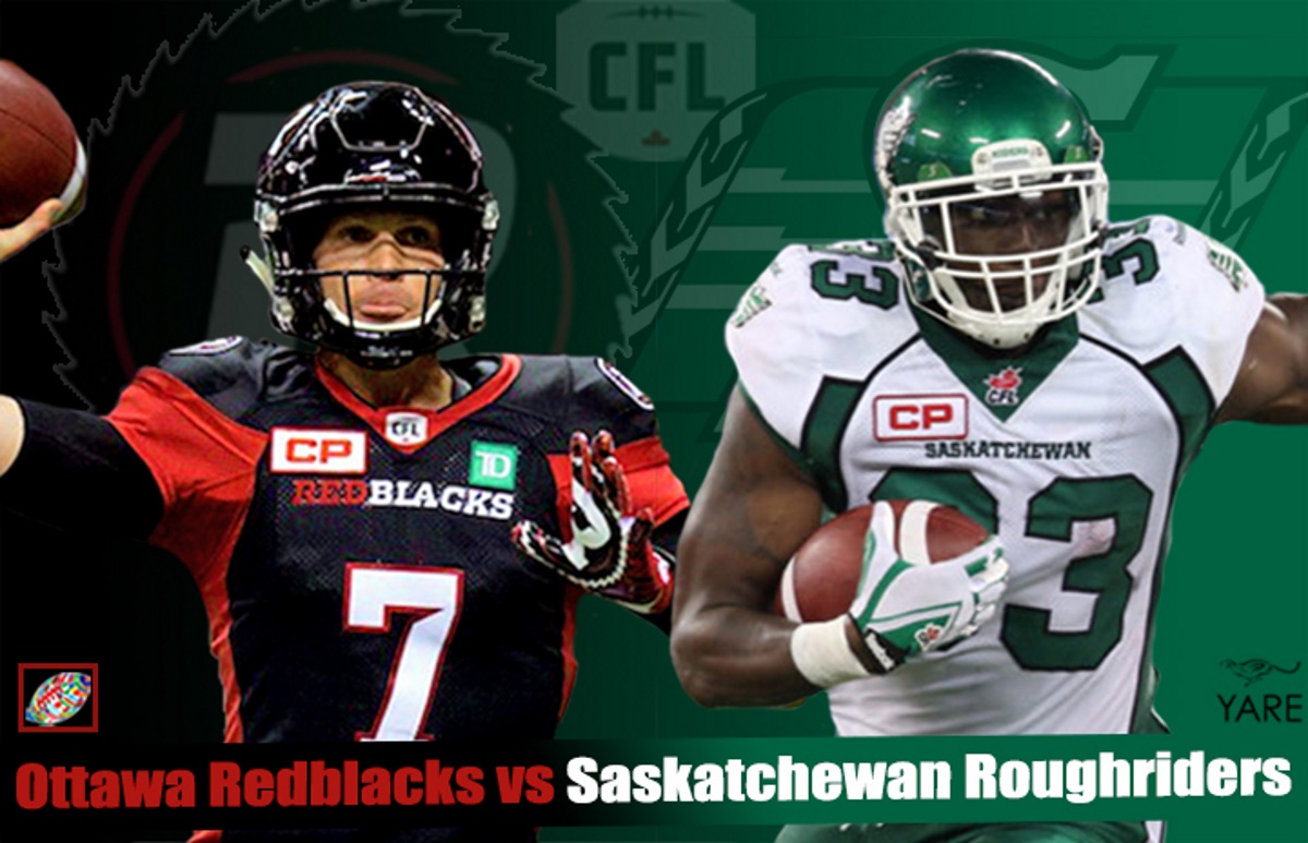 LIVE STREAM PPV: CFL Playoffs – Saskatchewan Roughriders @Ottawa REDBLACKS  Sunday Nov. 12 1p EDT (7p CEST)