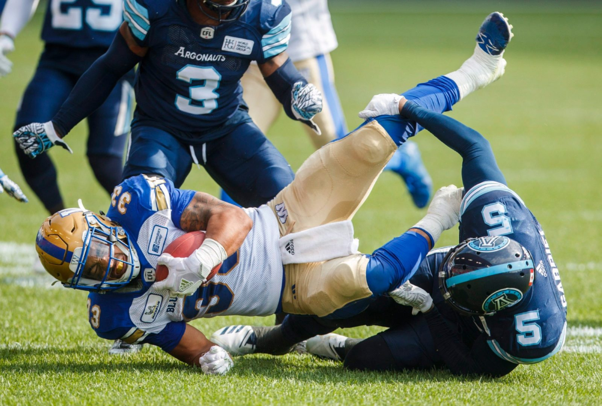 CFL: Winnipeg Blue Bombers Power Past Toronto Argonauts