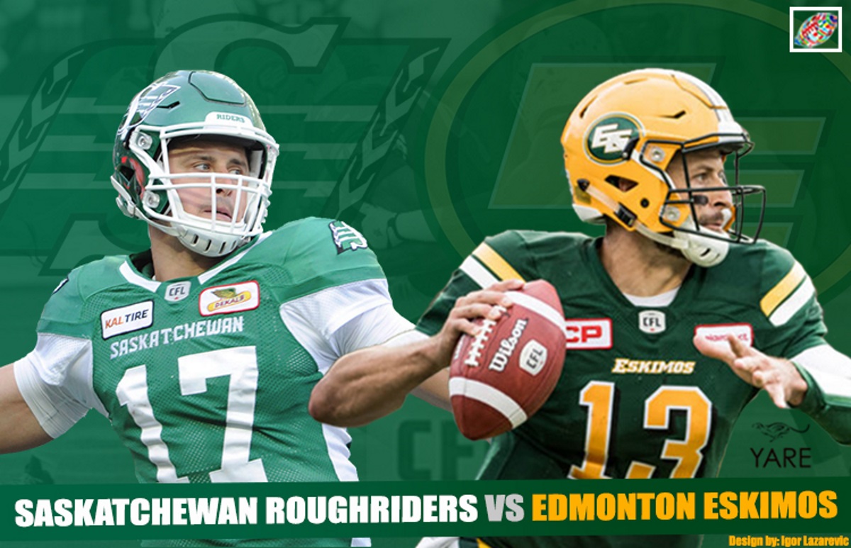 LIVESTREAM PPV: CFL - Thanksgiving Day - Edmonton Eskimos @Saskatchewan  Roughriders, Oct. 8, 2p (4p ET, 10p CET)