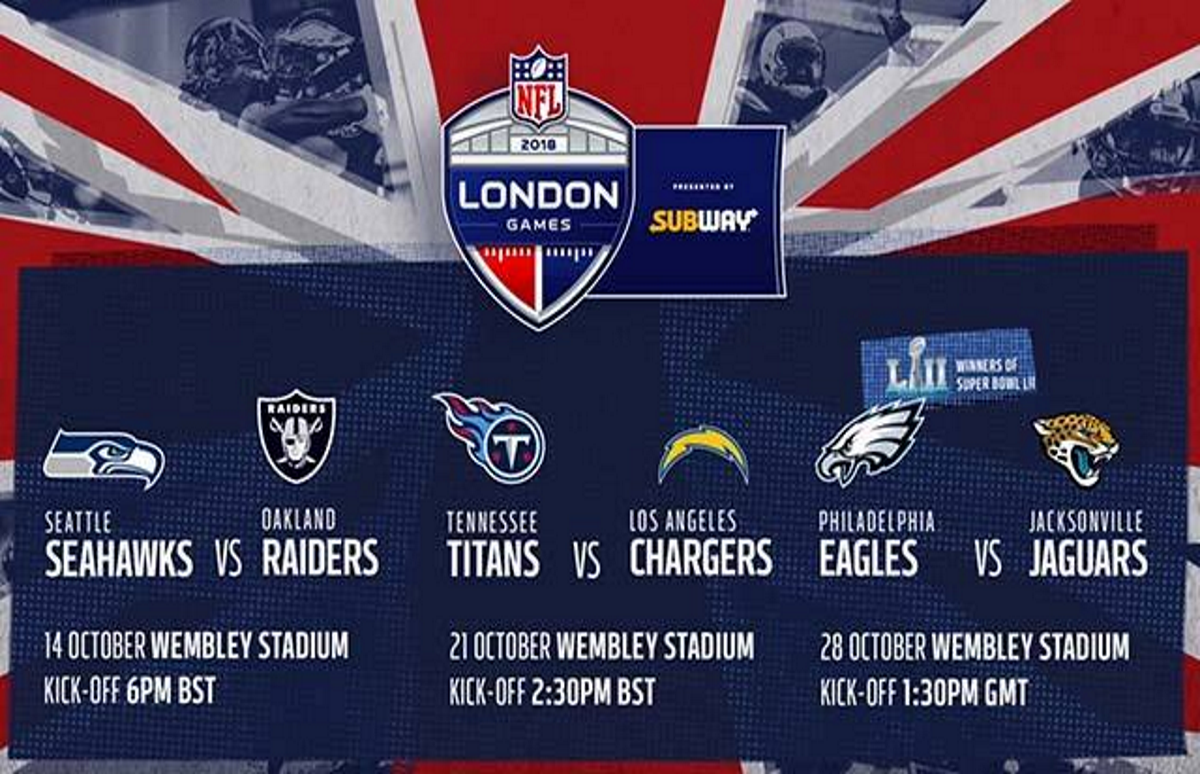 Everything you need to know about the 2018 NFL London Games