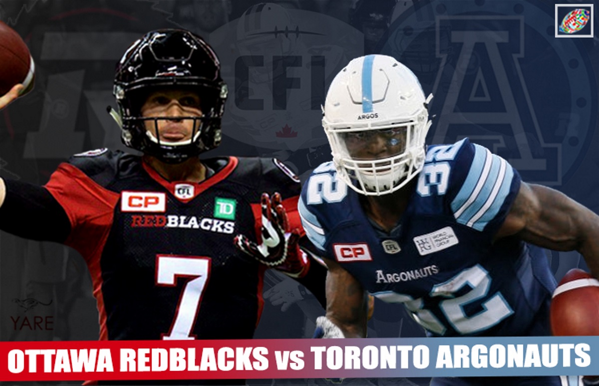 LIVESTREAM PPV: CFL - Toronto Argonauts @Ottawa REDBLACKS, Friday, Nov. 2,  7:30p ET (12:30a Nov. 3 CEST)