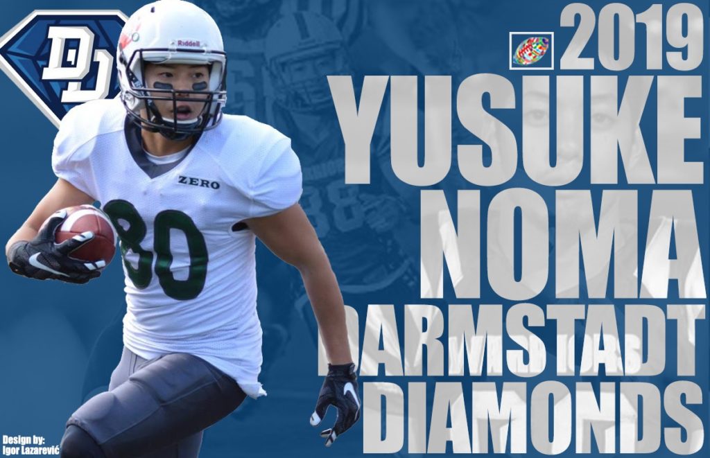 Germany: Japanese college/XLeague WR Yusuke Noma signs with