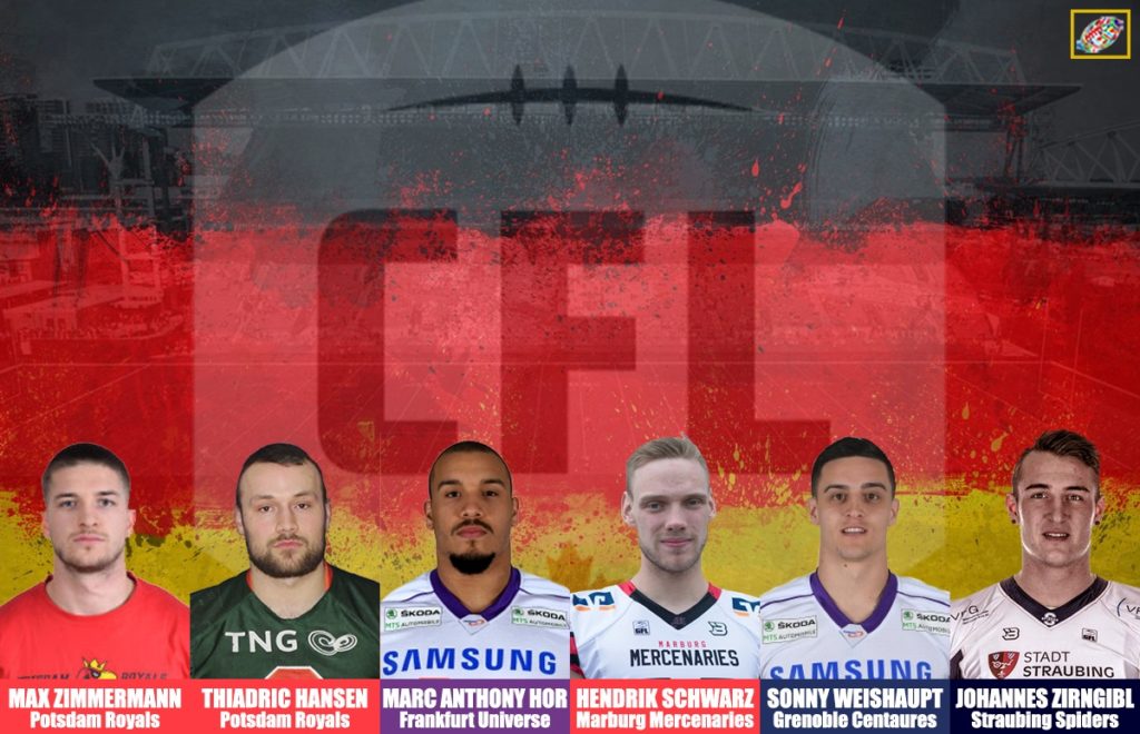 German Football Federation Sending 6 Players To National Cfl Combine