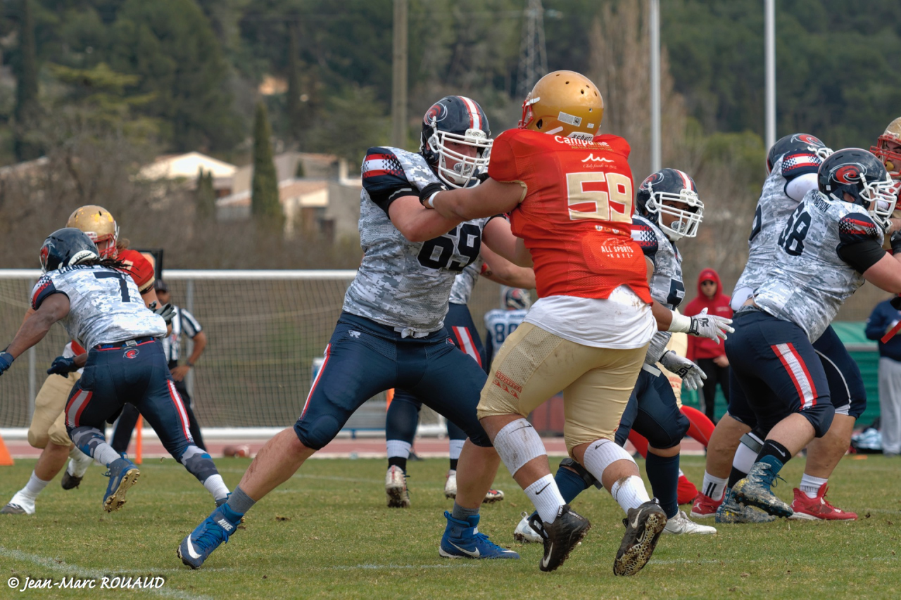 WHAT'S AN AMERICAN FOOTBALL GAME LIKE IN FRANCE? 