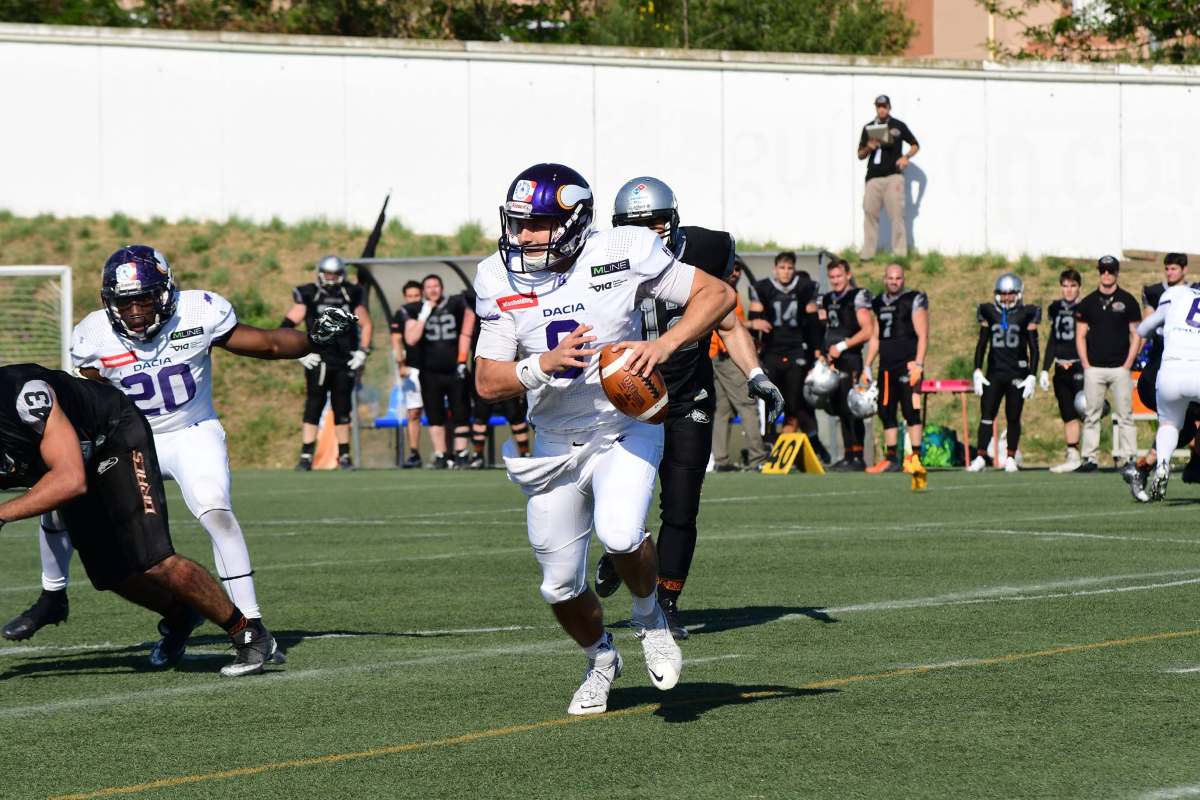 VIENNA, AUSTRIA - MAY 2 Vienna Vikings Beat Badalona Dracs In An