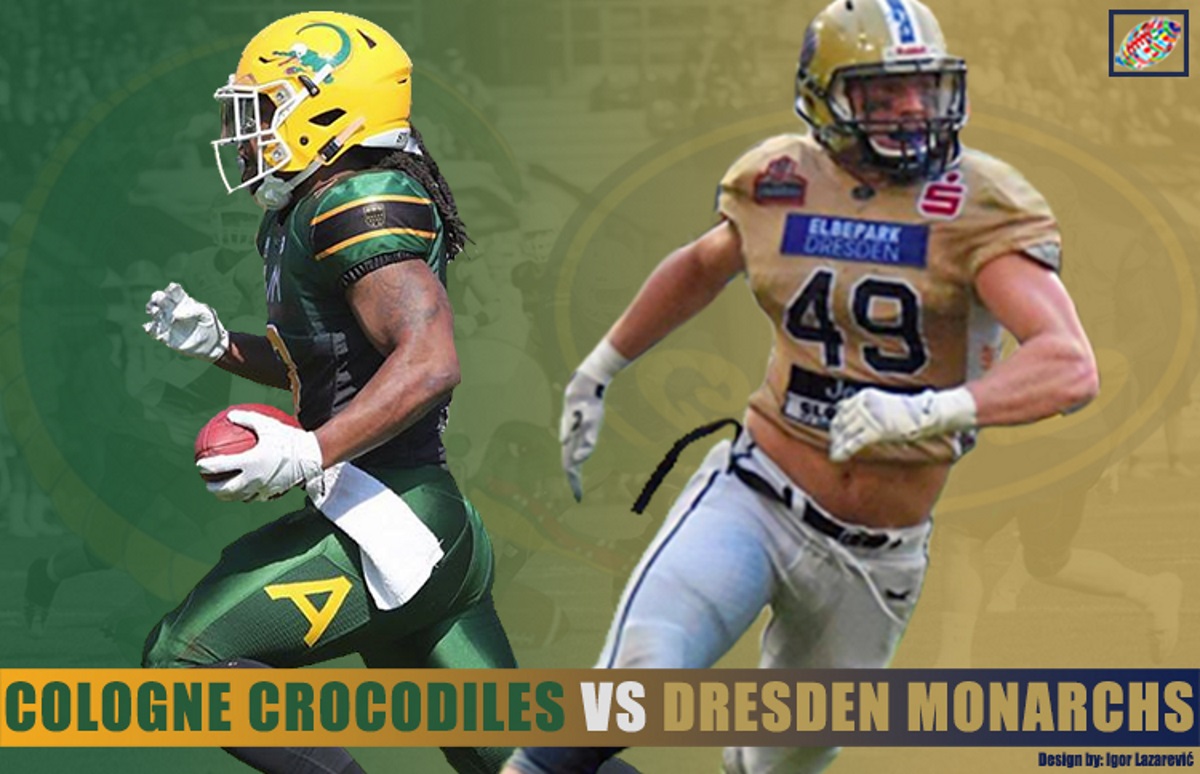 LIVESTREAM: Germany - Dresden Monarchs @Cologne Crocodiles, Sat