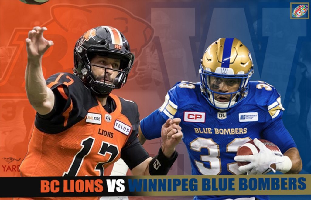 What time is the Blue Bombers vs. Lions playoff game today? Schedule, TV  channel, streaming and how to watch the CFL West final