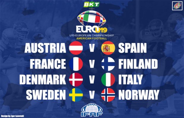 Ifaf 19 U19 European Championships Check Out The Matchups For Day 1