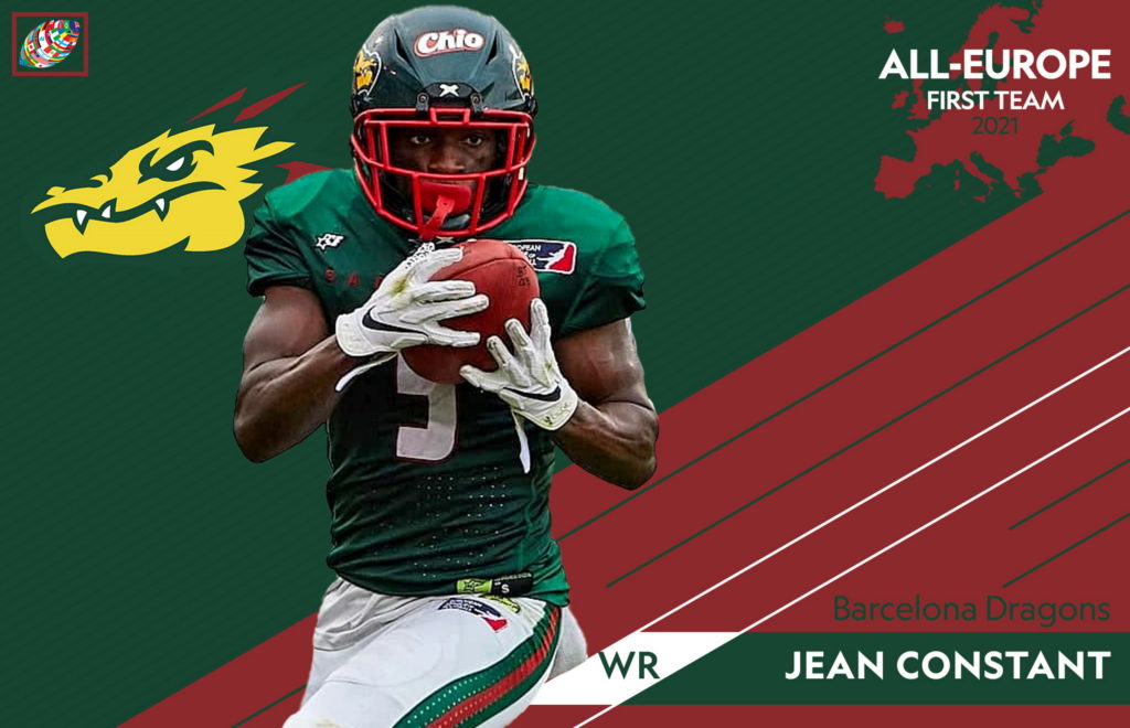 AFI's All-Europe Team: Wide Receiver- Jéan Constant, Barcelona Dragons