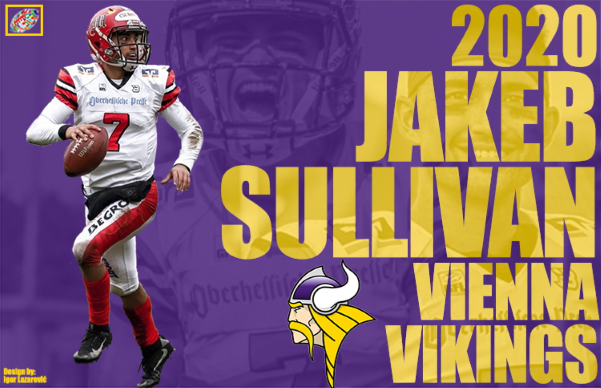 Dacia Vienna Vikings sign Europe's top passing QB, Jakeb Sullivan