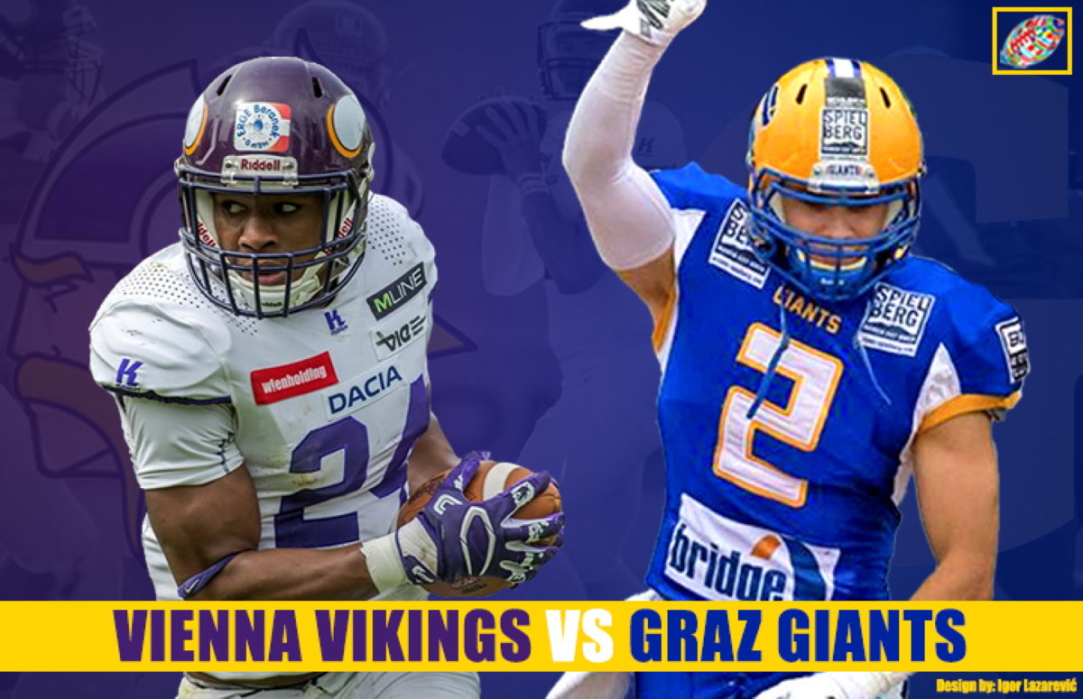 Austrian Bowl XXV - Graz Giants Vs. Vienna Vikings Editorial Stock