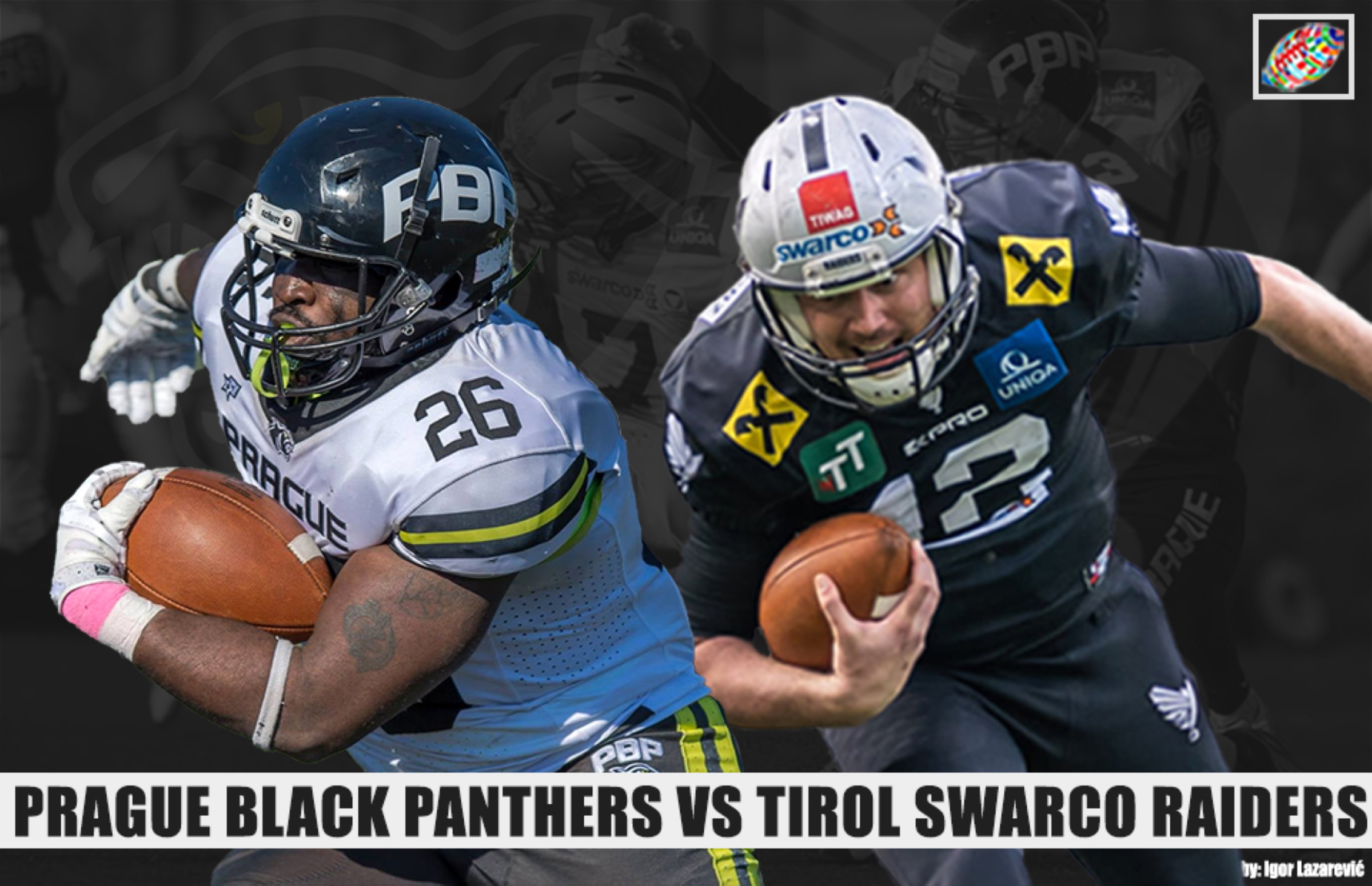 LIVESTREAM Austria: Swarco Raiders @ Prague Black Panthers, July 11, 15:00  CET (3 pm, 09:00 am ET)