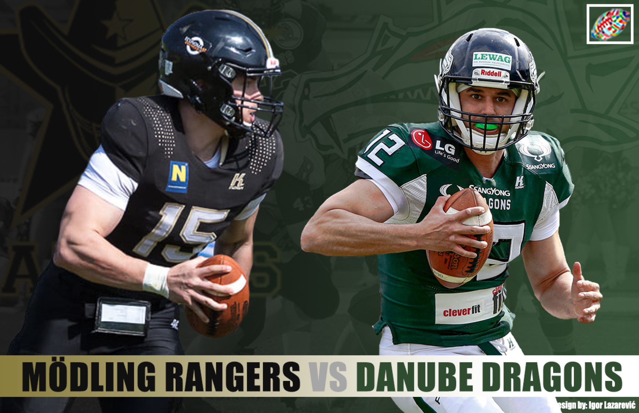 LIVESTREAM: Austria - SonicWall Mödling Rangers @Danube Dragons