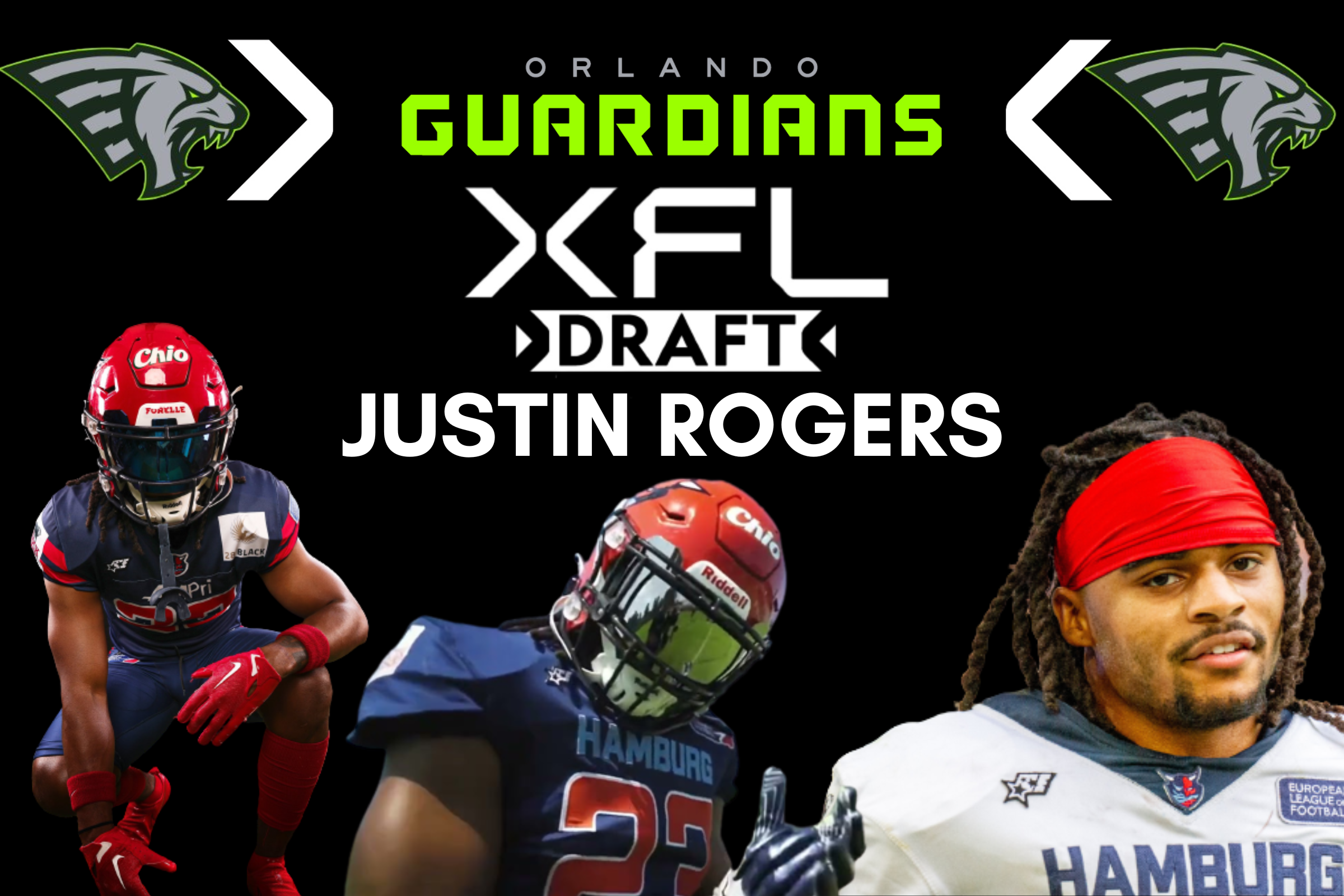 XFL Draft: Orlando Guardians Select ELF All-Star DB Justin Rogers