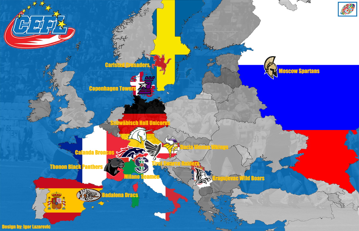 The new European League of Football 2021 Homepage