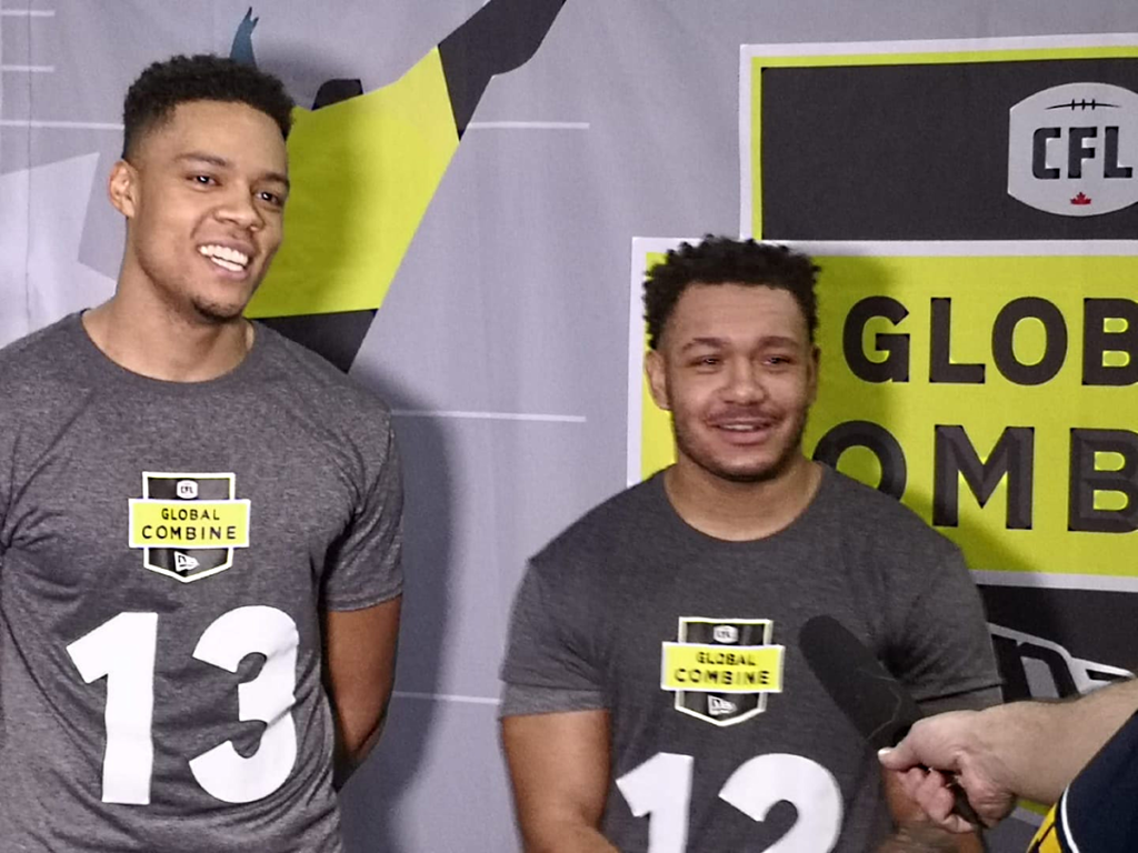 Micky Kyei and Sebastien Sagne shine at CFL Global Combine in Finland