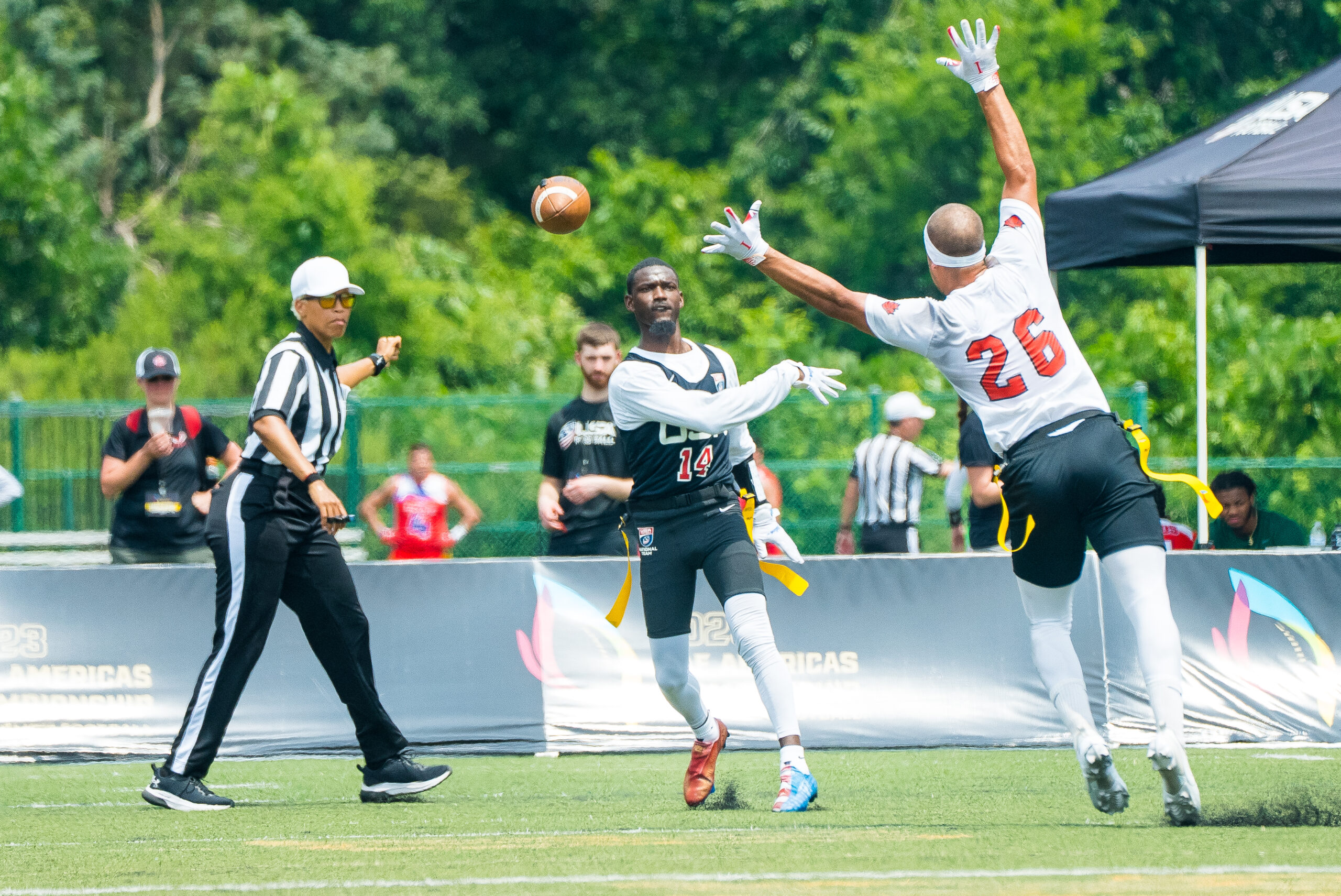 IFAF Americas Flag Football Championship - Men: Team USA opens tournament  without a loss