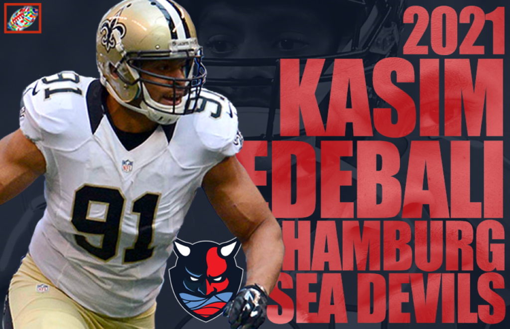 BREAKING: NFL veteran Kasim Edebali re-signs with Hamburg Sea Devils