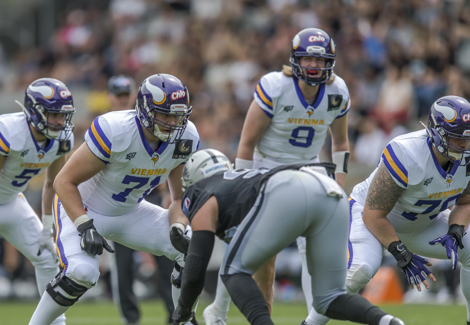 Vienna Vikings und Raiders Tirol in ELF erfolgreich