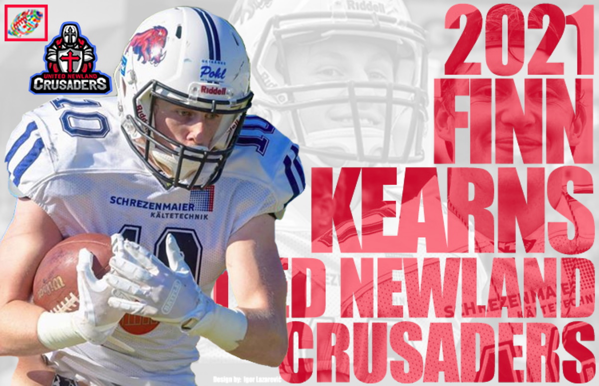 Finland: United Newland Crusaders sign Irish American WR Finn Kearns