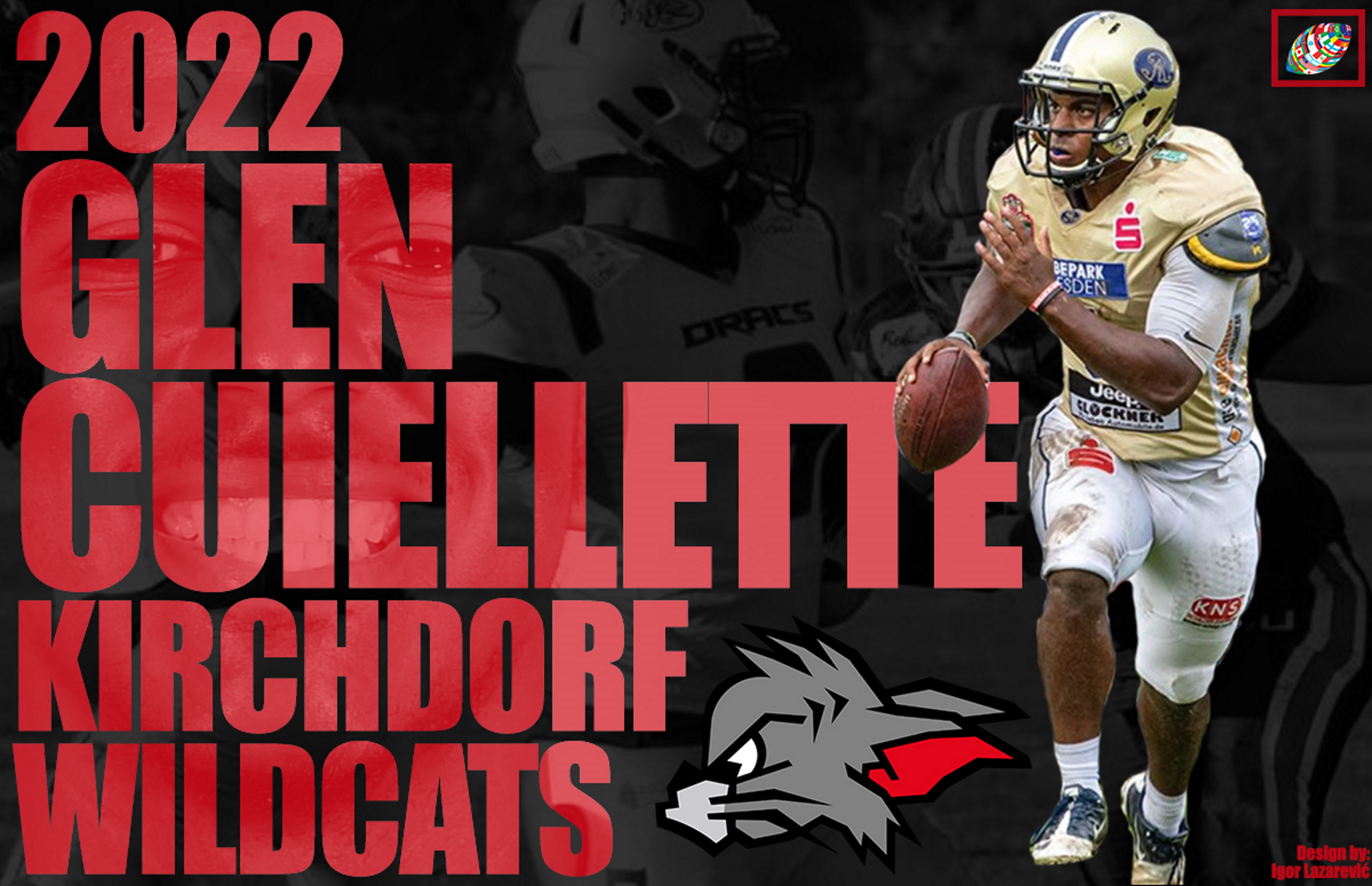 Germany: Kirchdorf Wildcats sign QB Glen Cuiellette