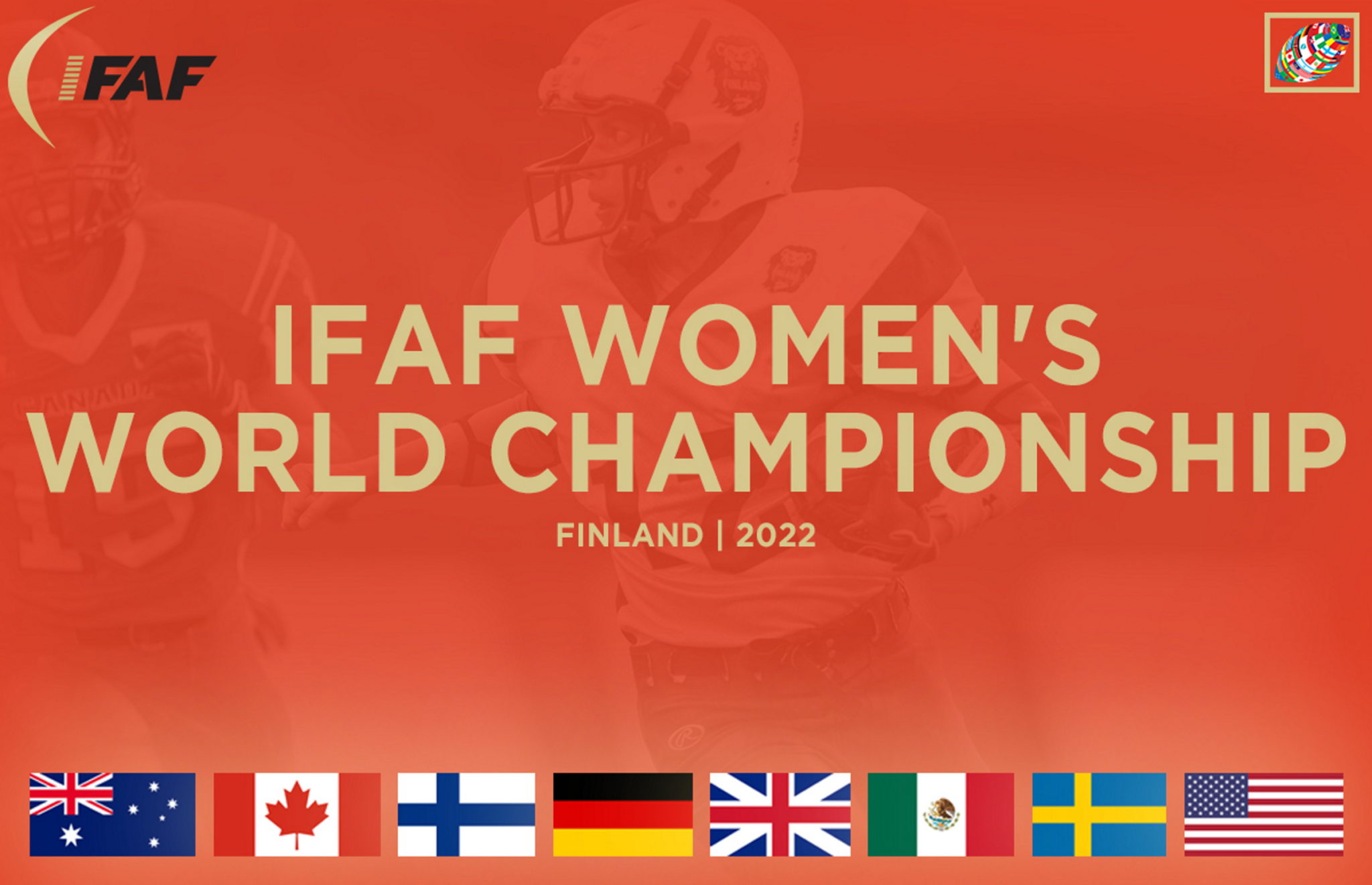IFAF announces eight teams for Women's World Championship