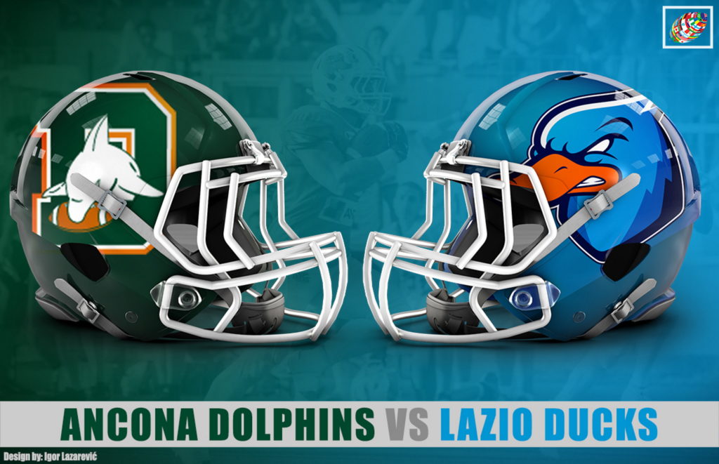 Dolphins Ancona Football Americano Sticker - Dolphins Ancona Football  Americano - Discover & Share GIFs