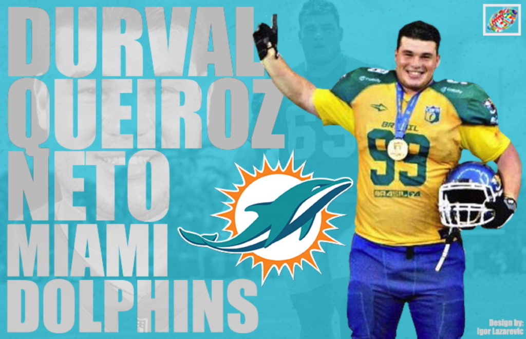 Miami Dolphins re-sign Brazilian Durval Queiroz Neto