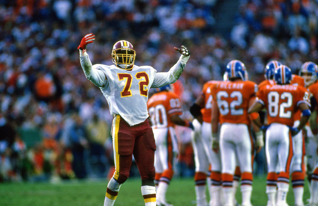 Dexter Manley Washington Redskins Signed 8x10 Glossy Photo TRISTAR  Authenticated