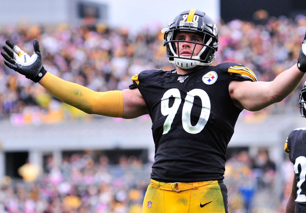 Pittsburgh Steelers OLB T.J. Watt talks about pool plunge: 'I don't know  how I missed the step, but I did'