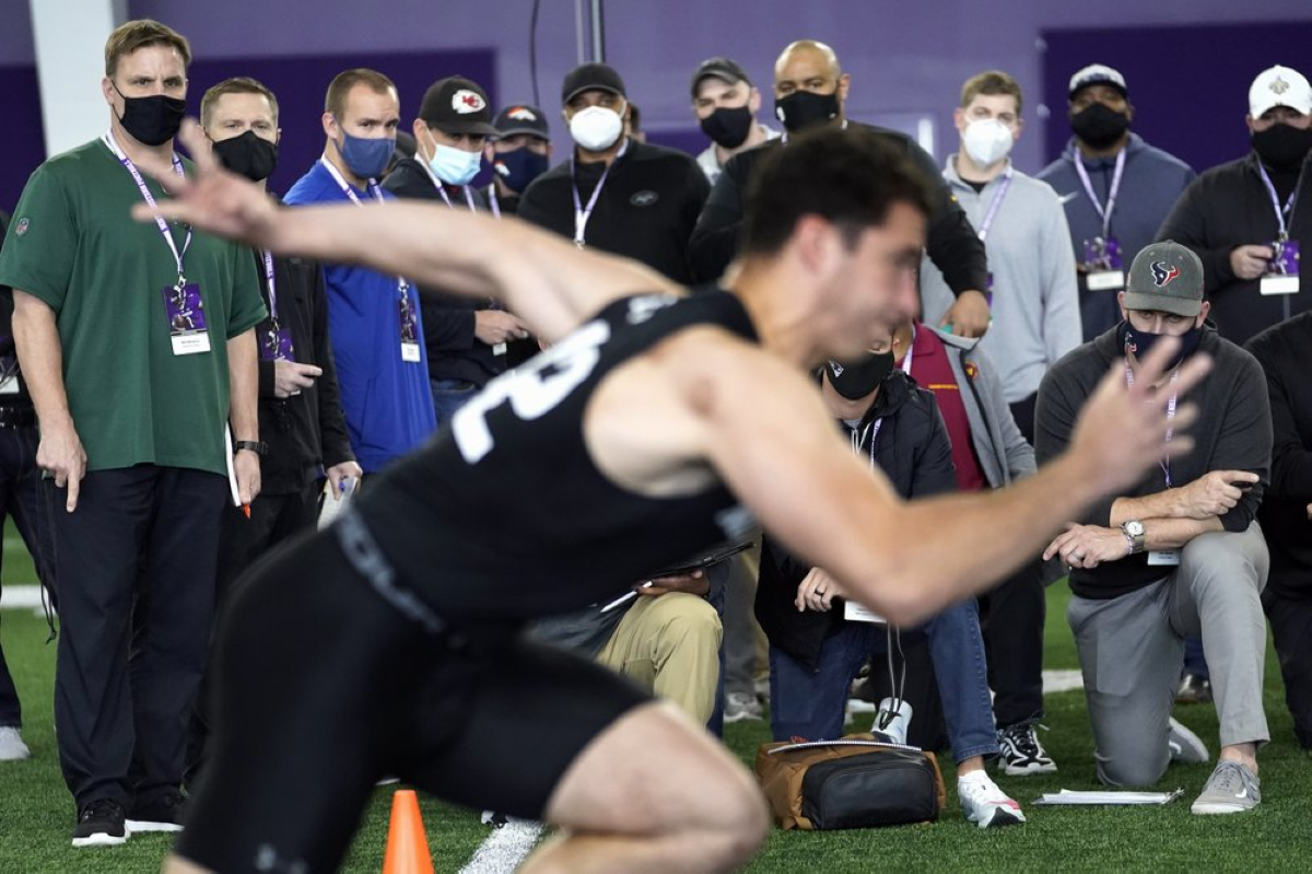 College pro days speed scouting with no NFL combine