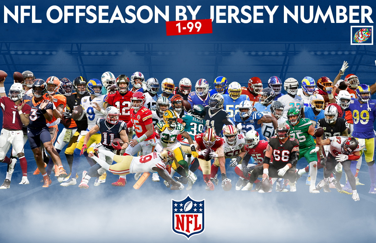 The NFL Offseason recapped by jersey number, 199