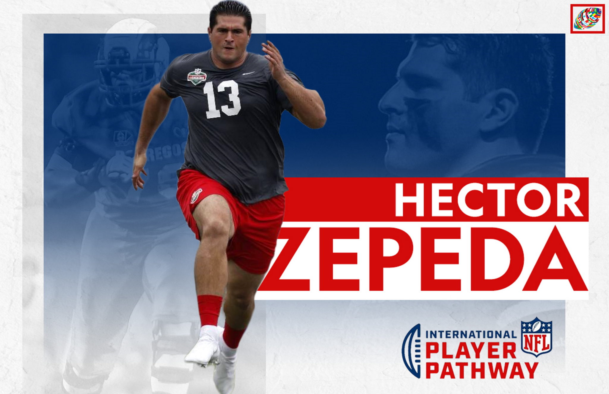 NFL International Player Pathway spotlight Hector Zepada, OL, Mexico