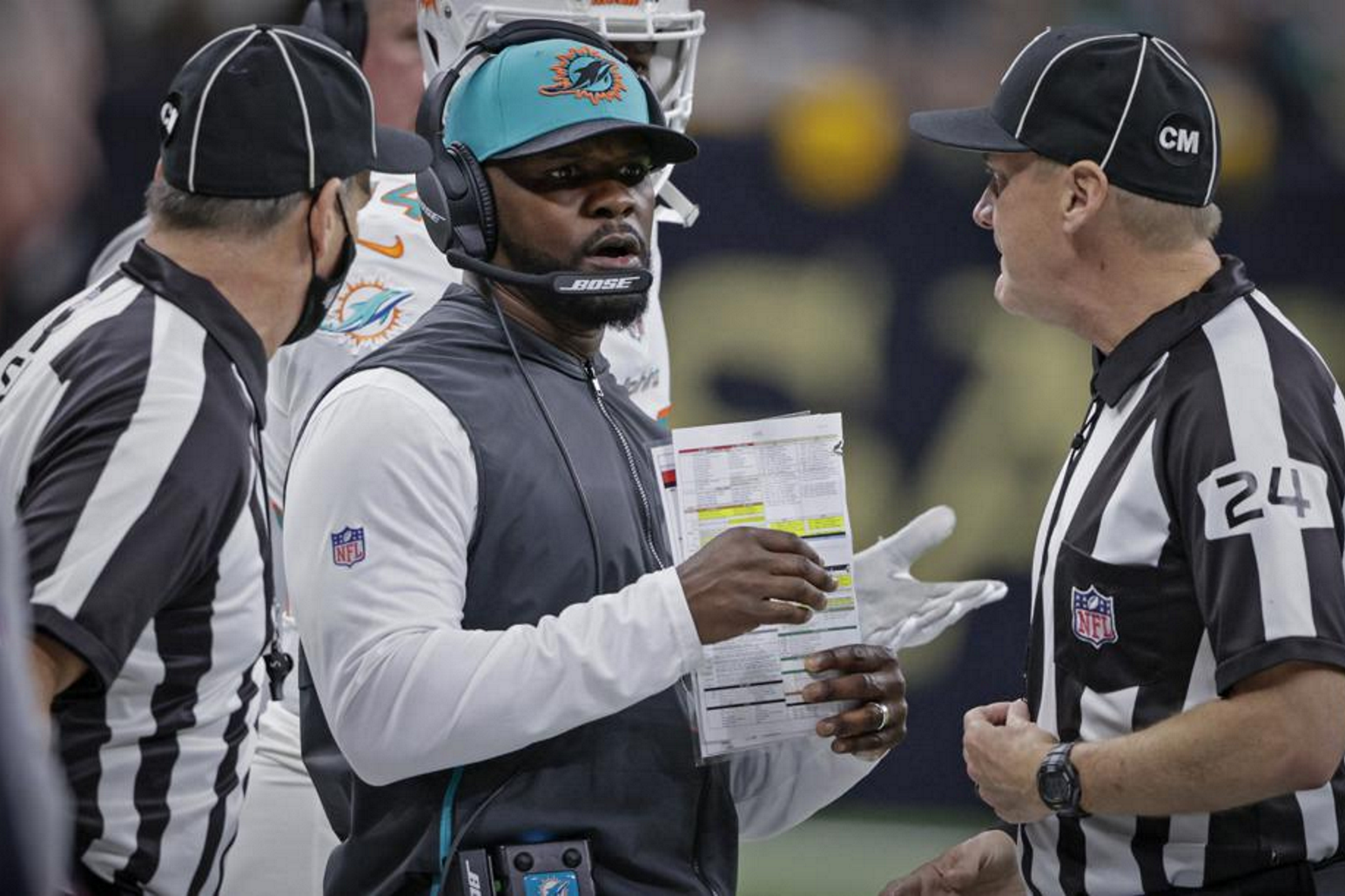 Fired Miami Dolphins coach sues NFL, alleging racist hiring