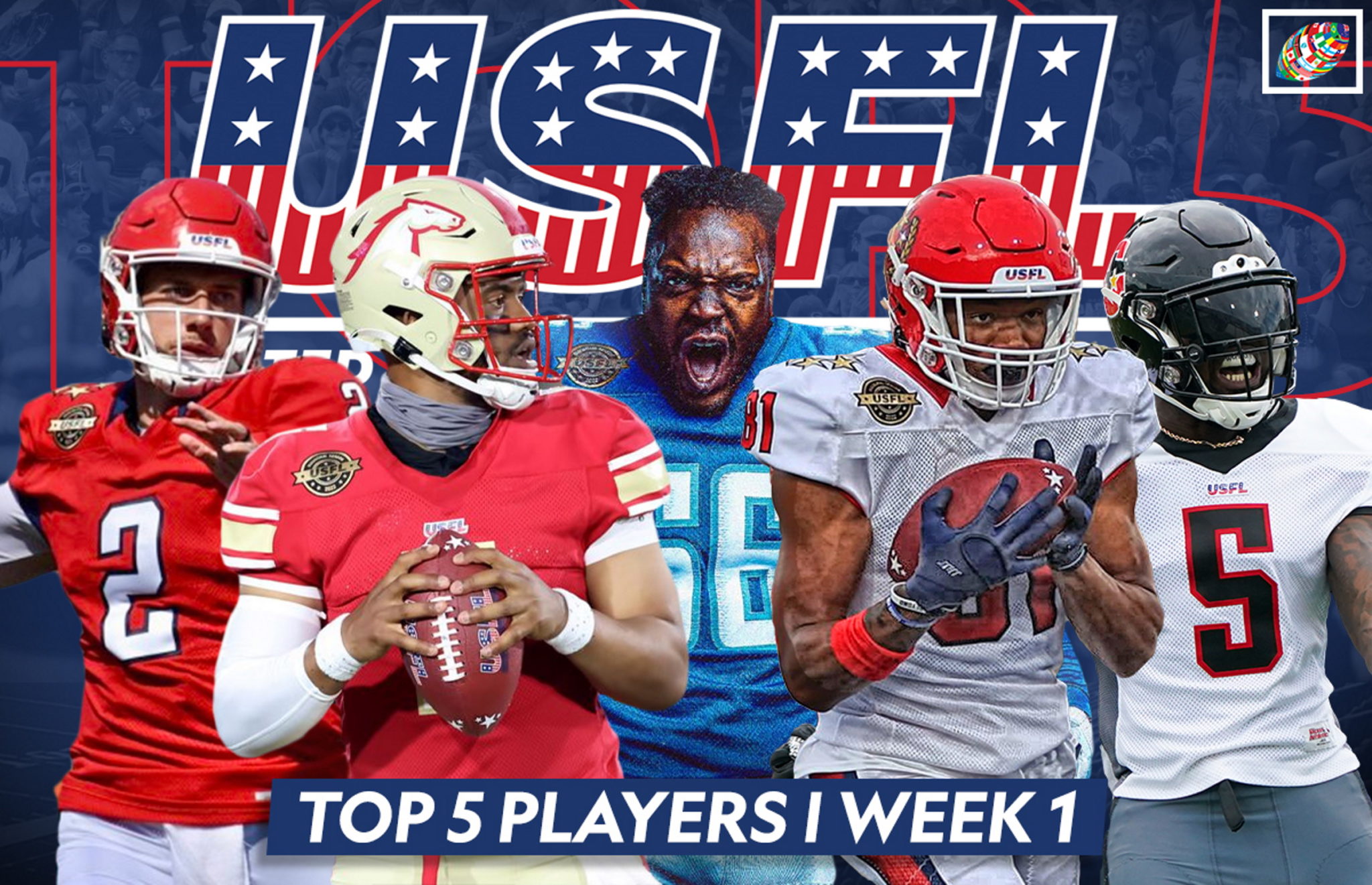 The USFL's Top 5 Players from Week One Who stood out in the league's
