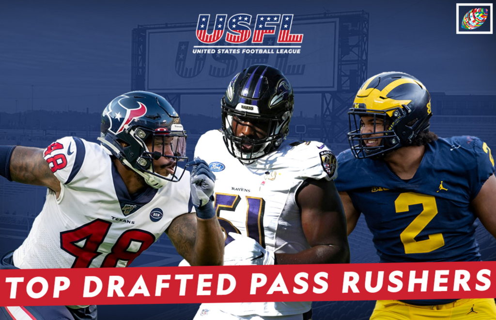 USFL Top drafted pass rushers