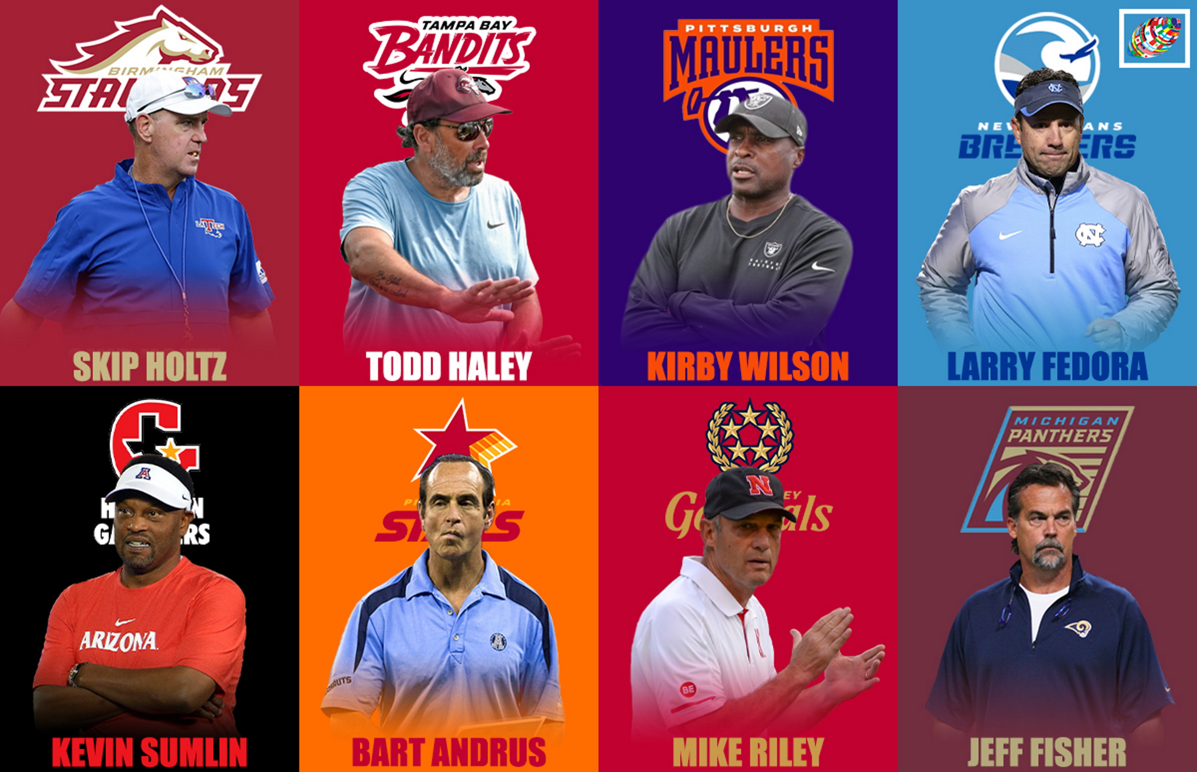 USFL Set To Kick Off In 2022 All 8 Head Coaches Named