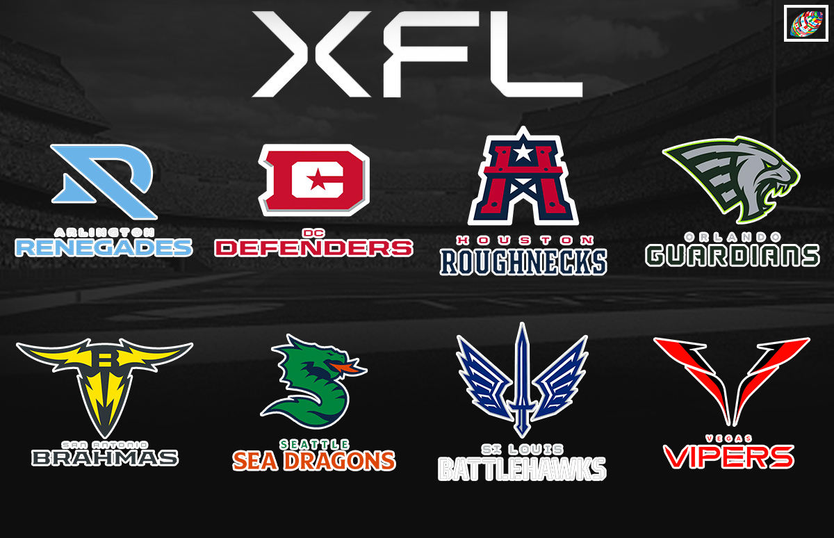 Xfl Reveals Team Names Logos Ahead Of Reboot Season Sportslogos Hot